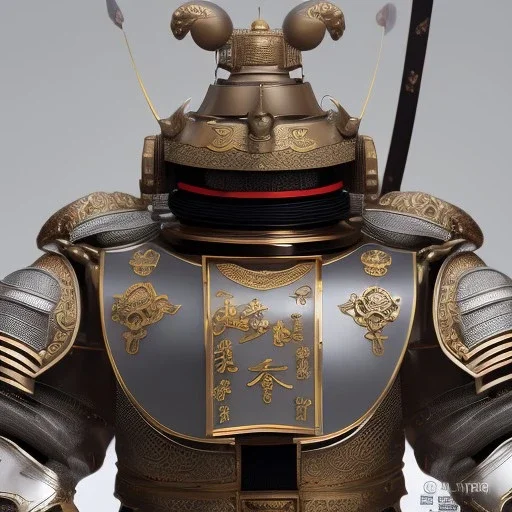 beautiful smooth realistic Japanese samurai robot cat body, run on dark cosmos background, cat еye, extremely sharp detail, finely tuned detail, ultra high definition, 8 k, unreal engine 5, ultra sharp focus, accurate sword wings, positive smile