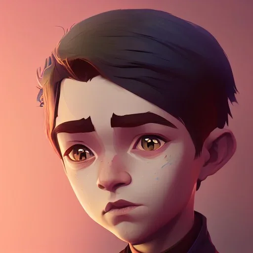 Portrait of a magical kid by Nick Harris