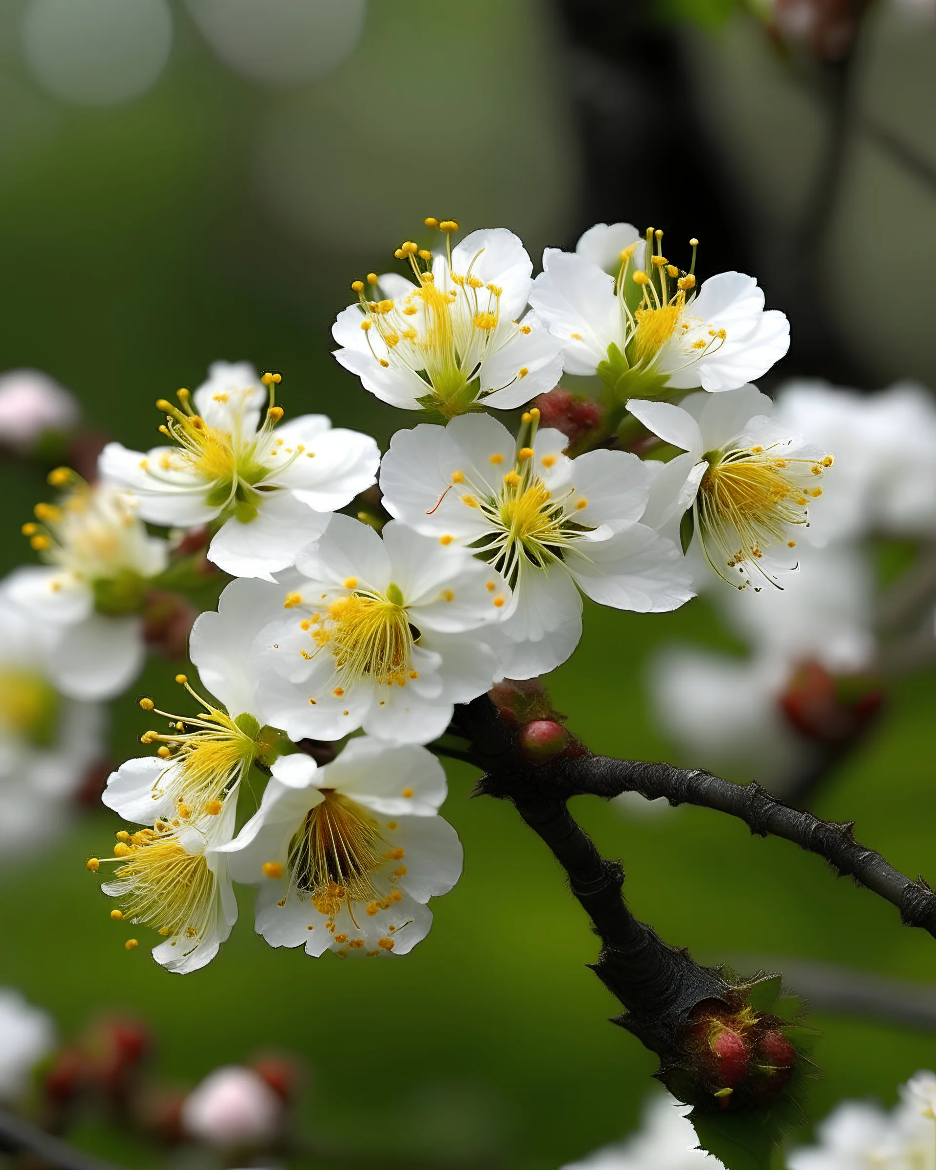 Beautiful Tung Blossom Flower In Full Blossom