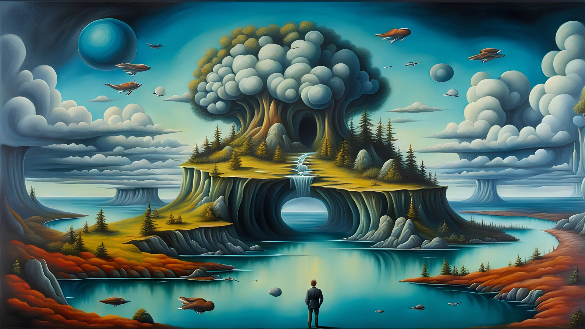 Expersive surreal painting