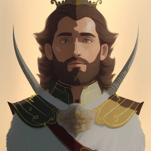 Ultra detailed fullbody Portrait of king Arthur with crown .mid-12th century armor. extremely detailed face,crystal clear Big eyes,perfectly centered image, perfect composition, beautiful intricate detail.Diseney,studio ghibli,andrea bonelli,Kilian Eng,Ohrai, korra character, style.