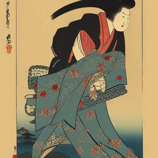 biden ukiyo-e art