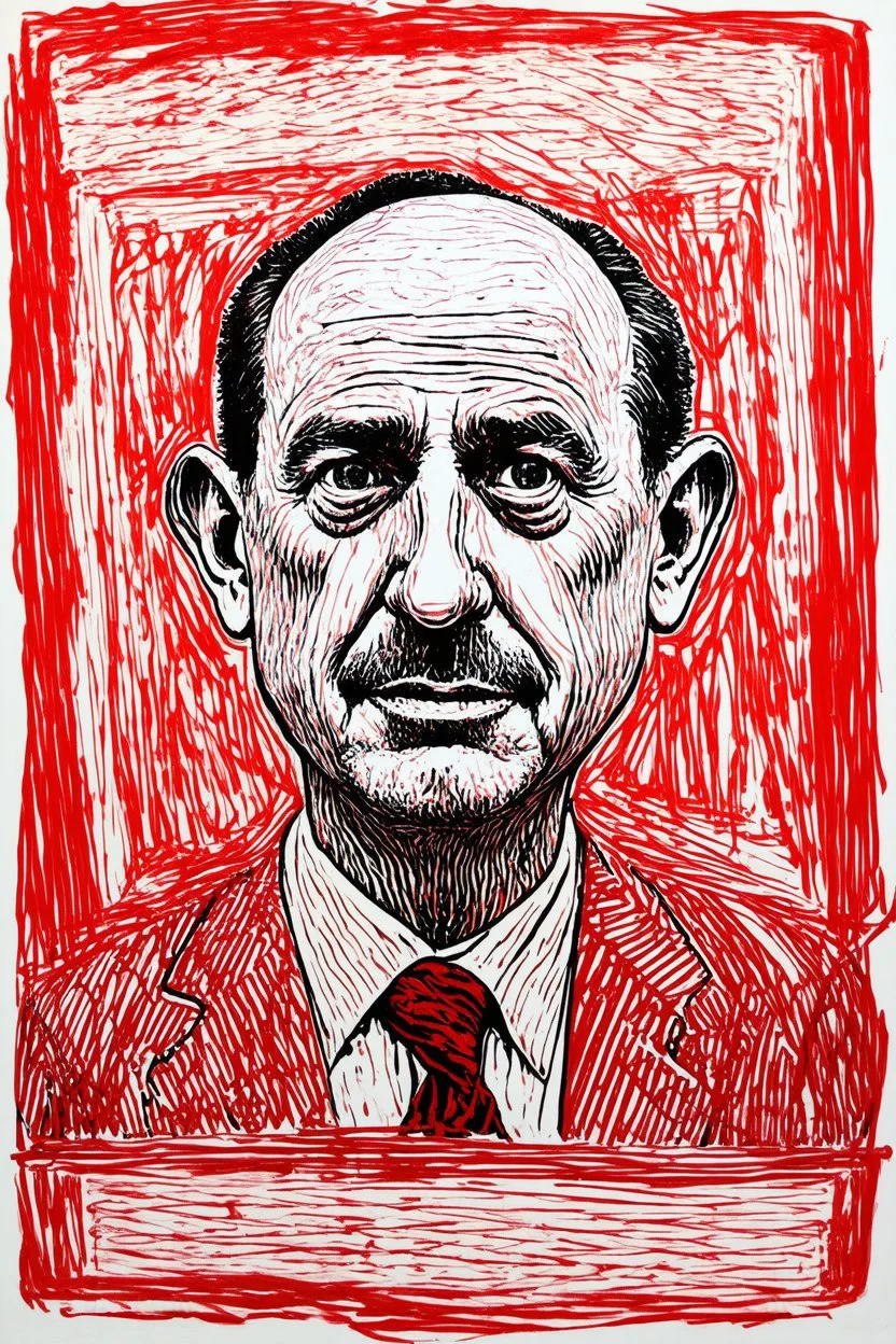 Frustrated Artistic Dreams; in the style of Philip Guston