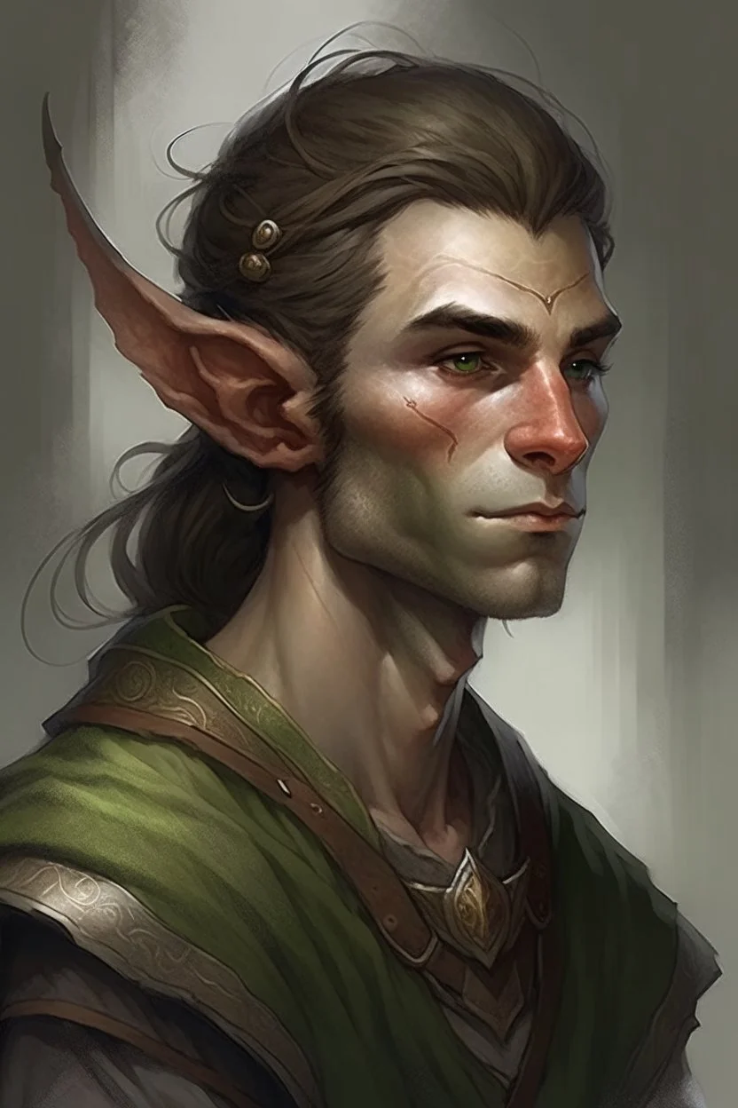 half-elf, half-human