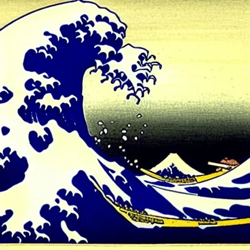 Gand par Hokusai.