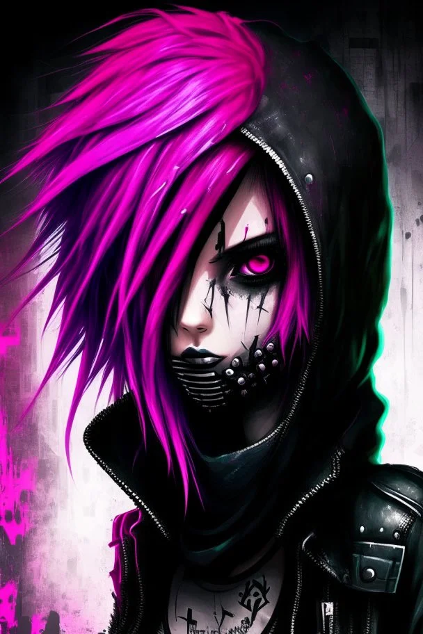 scene girl invader zed