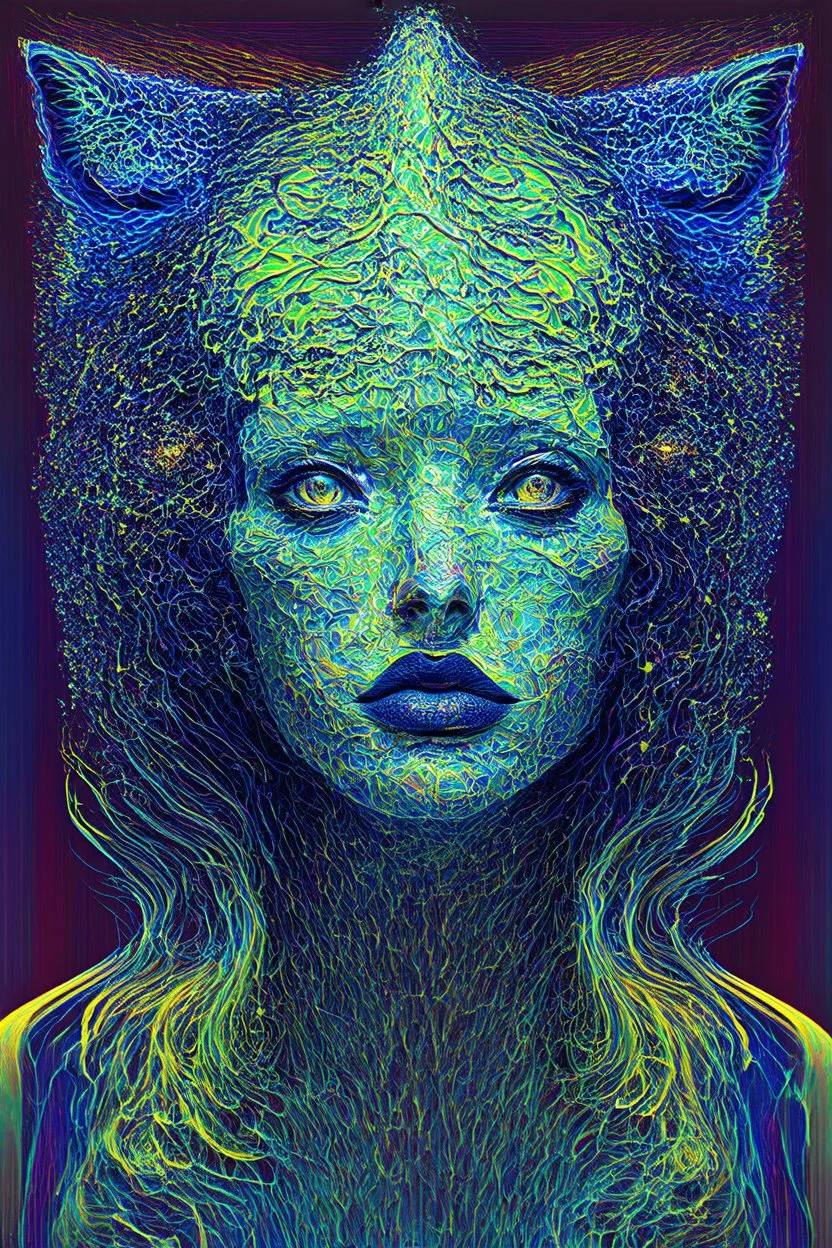 shape shifter of consciousness; neo-surrealistic optical art