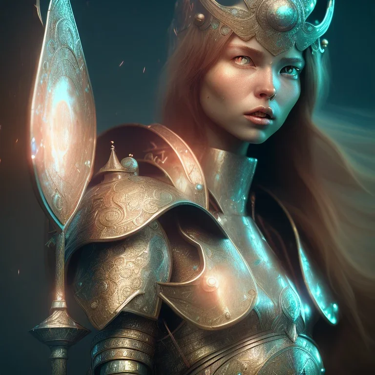 a very large fantasy world with highly detailed magical artifacts hidden in lavaca, highly detailed, photorealistic, 3-D, CGI, octane render, Unreal Engine, Female Model, Elden Ring, Armor, Swords