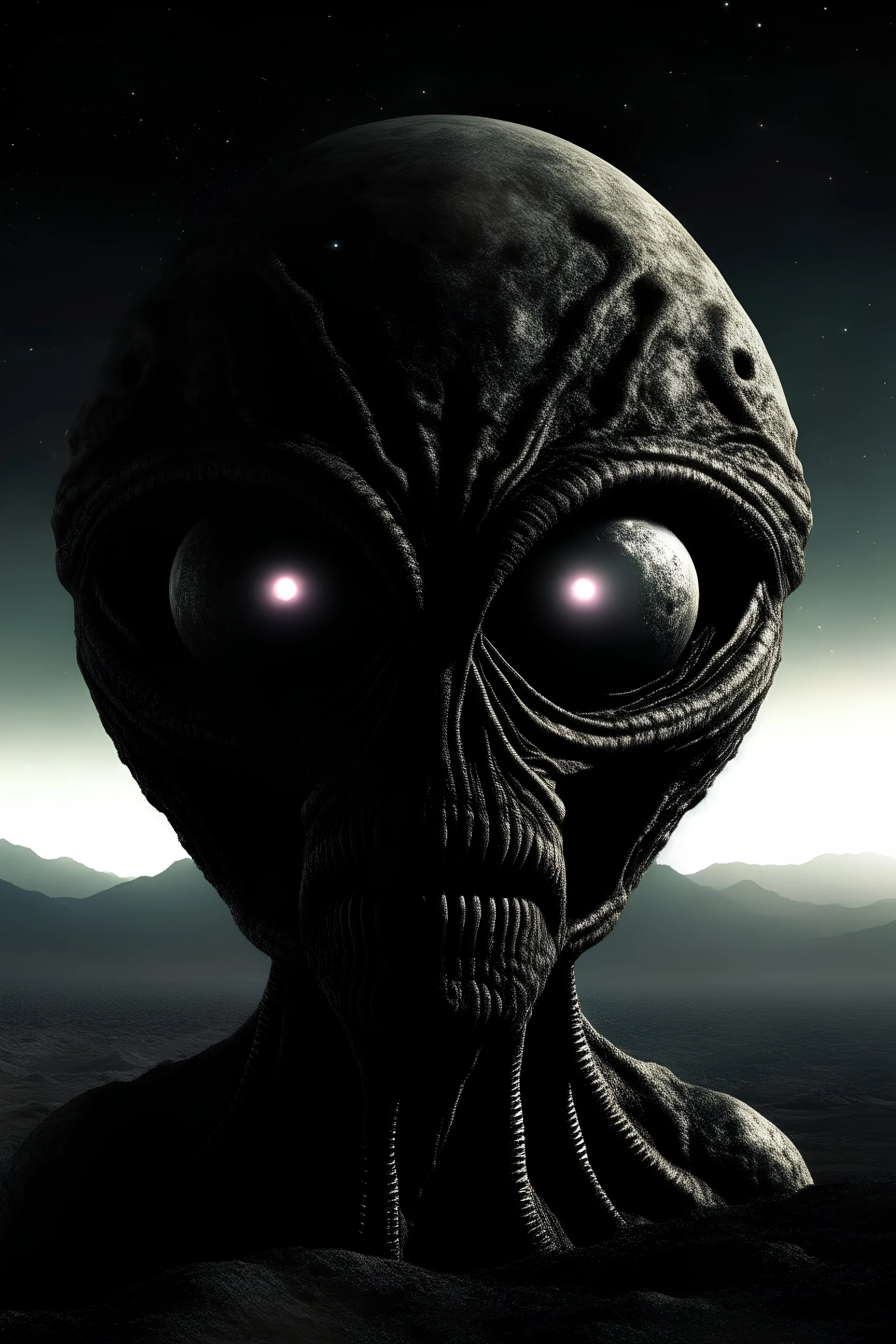 Death alien planet skull