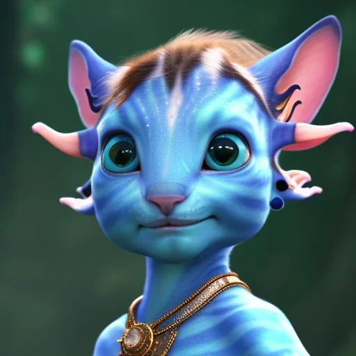 Pandora. It is not clear what you mean by a "makeup-wearing baby" in the context of the film Avatar. baby cat