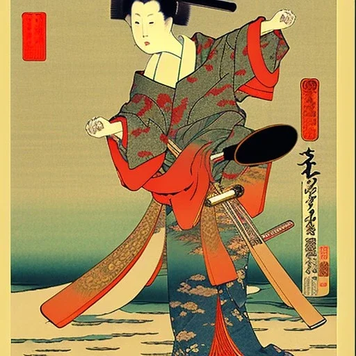 Ukiyo-e, japanese banner