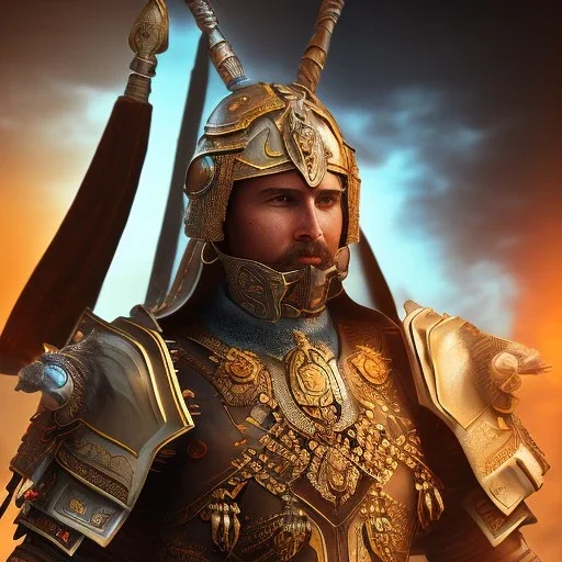 photograph of a warrior with godddes themed armour. extremely detailed. dslr. 85 mm.perfect position, unreal engine