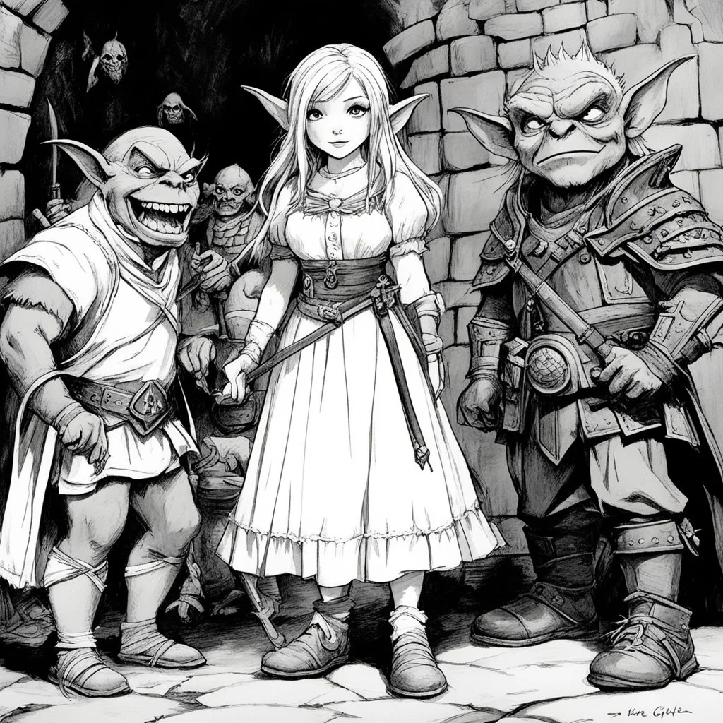 The girl and the goblins: One size fits most