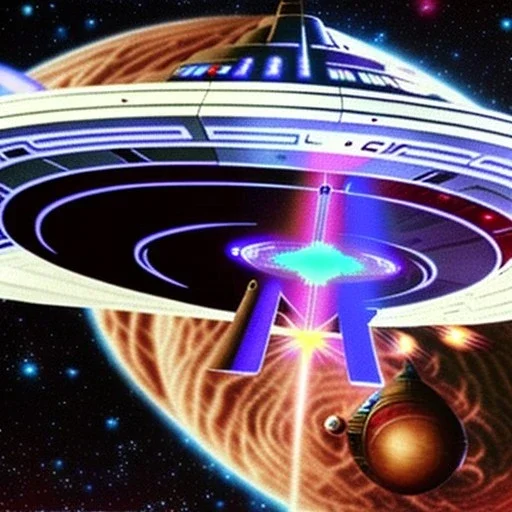 Ncc-1701 starship uss Enterprise, warp drive, star trek, propulsion, dual thrusters