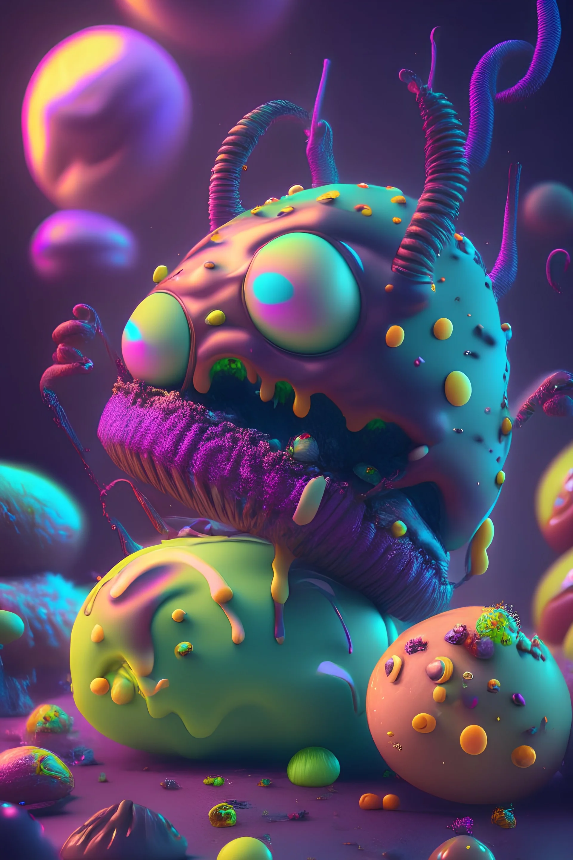 Alien sweets,4k,