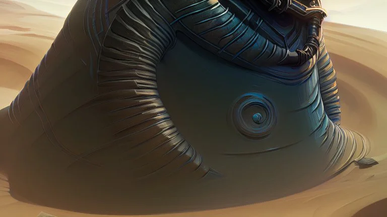 dune sandworm, concept art