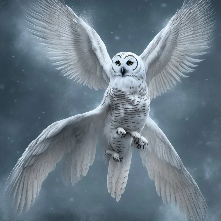 snow OWL wings