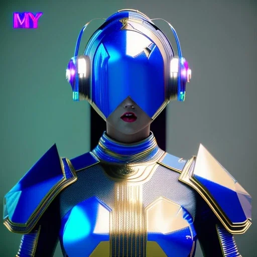 woman, asian, blue, round helmet, decorative color feathers, retro futuristic, latex coat, soft color, highly detailed, art stations, concept art, smooth, unreal engine 5, god rays, ray tracing, RTX, lumen lighting, ultra detail, volumetric lighting, 3d, finely drawn, high definition, high resolution.