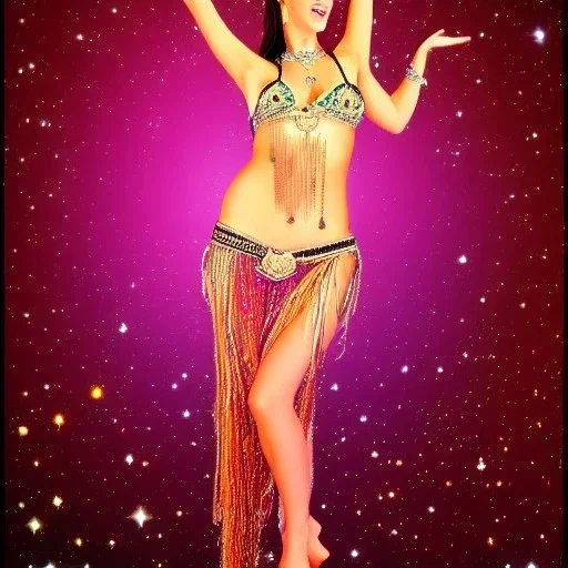 Galaxtic belly dancer