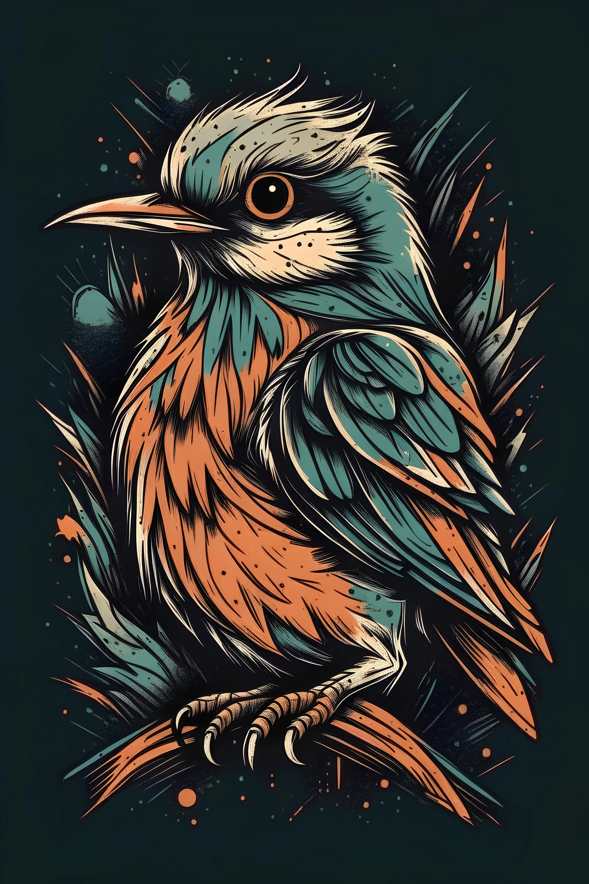 bird for tshirt