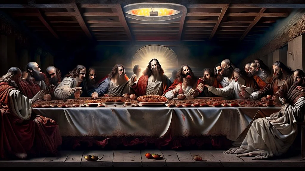 Human version of the Last Supper