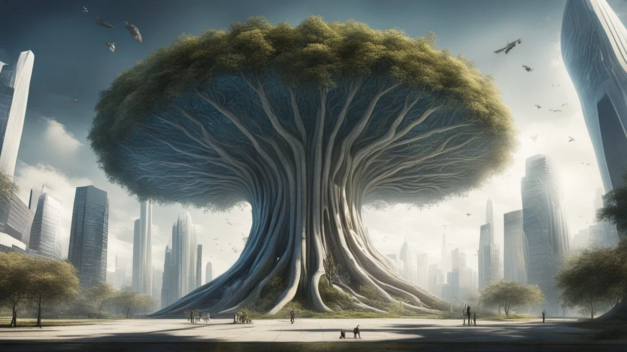 the last tree, city of the future, big portal