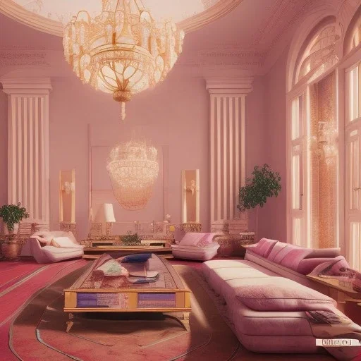 modern living room design full of details, smooth, bright， soft light atmosphere, light effect， vaporwave colorful, concept art, smooth, extremely sharp detail, finely tuned detail, ultra high definition, 8 k, unreal engine 5, ultra sharp focus