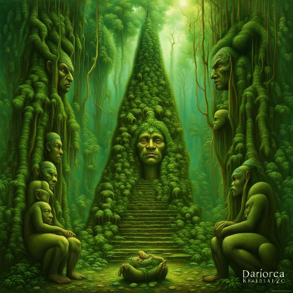 *A thousand years ago, deep in the darkest jungles of the amazon, the ancient Incas discovered the mystical vibe. They grew up, a sacred psychoactive, hallucinogenic drink. The holy Ayahuasca.*** By Tomasz Alen Kopera, Dariusz Zawadzki, Andreja Peklar, Ivan Shishkin, ultra detailed, ultra realistic, a masterpiece, polished, crisp quality. Modifiers: elegant intricate masterpiece photorealistic beautiful hyperrealistic high definition crisp quality ornate Tomasz Alen Kopera ultra HD © Crystaldel