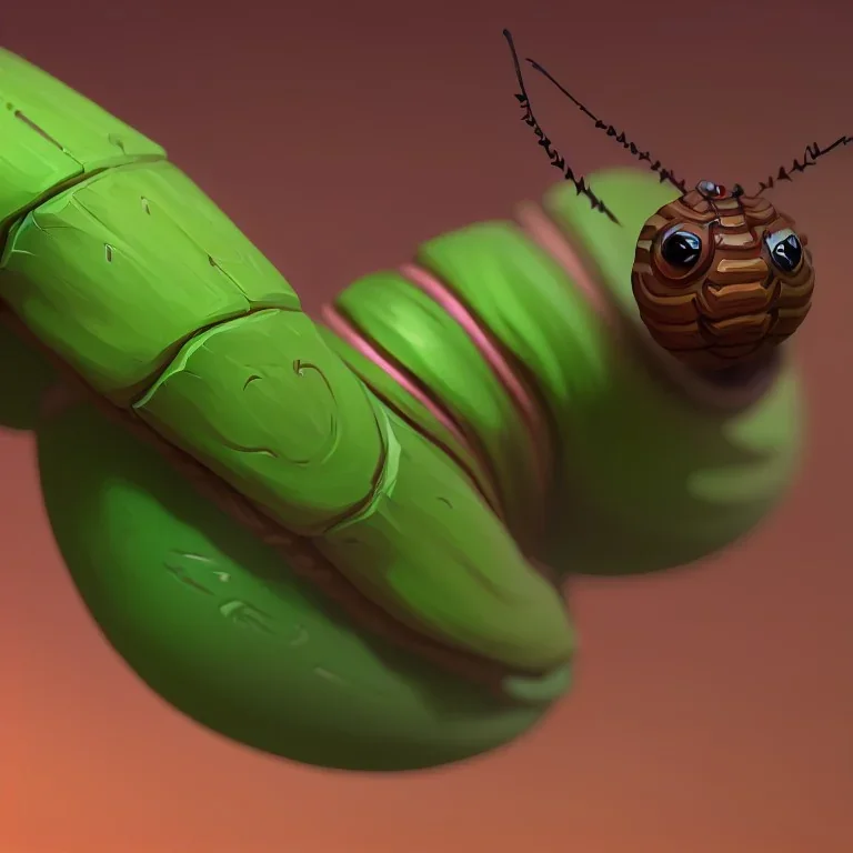 caterpillar with giant ballsack