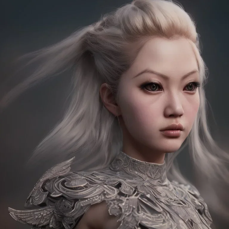 hitomi tanaka, dress valkyrie, intricate, octane render, highly detailed, highly realistic, cinamatic, deep colours,8k