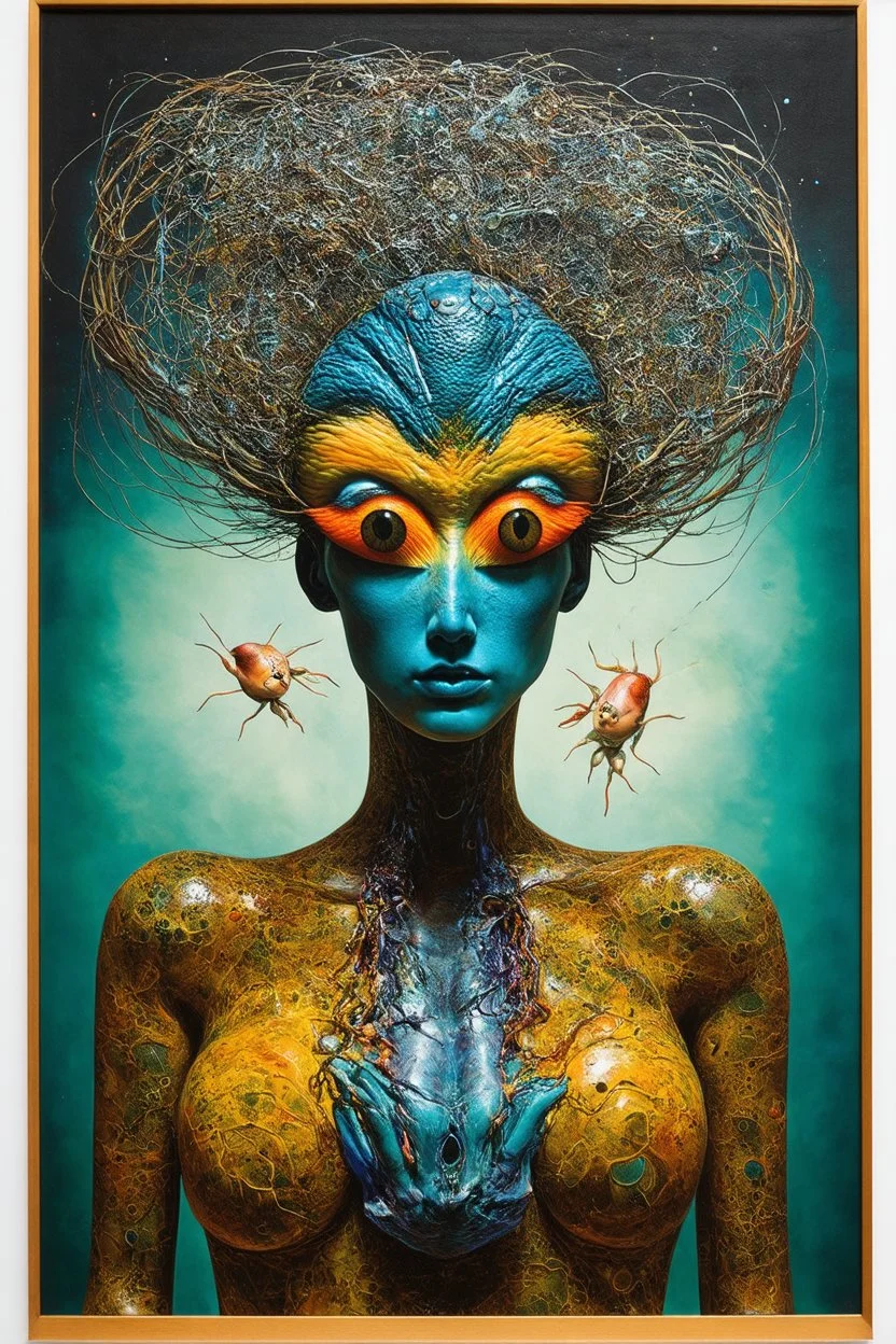 The ultimate self concept; neosurrealistic aftwork with elements of Max-Ernst, Dada, and Surrealism