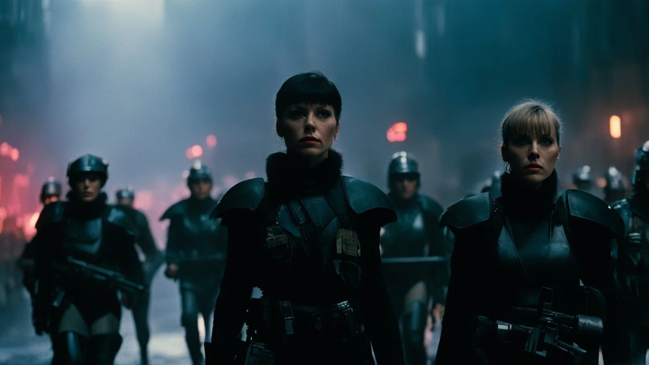 [Blade Runner (1982)] heavily armed female elf army on the march