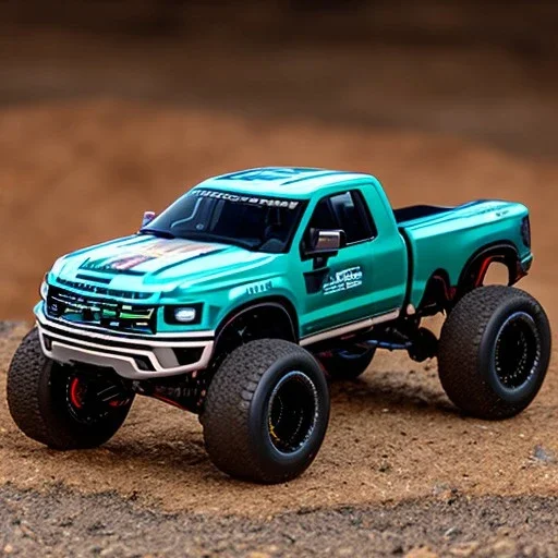  2021 Chevy Raptor Mega Truck 540ci Big Block 4x4 by Hot Wheels Monster Trucks