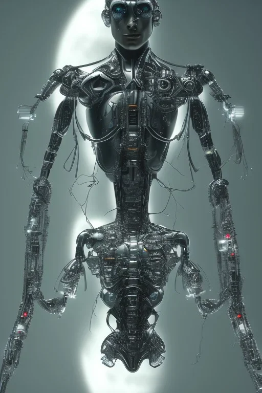 cyborg, men, matrix style