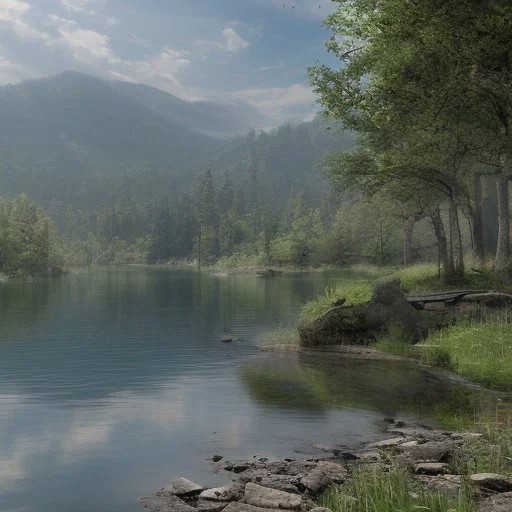 peacefull lake Lee Bermejo