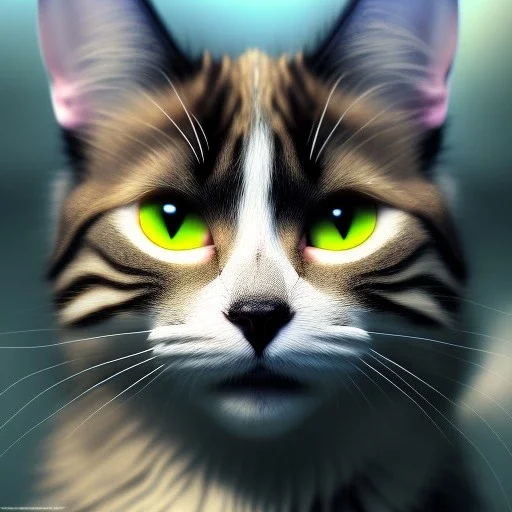 a cat, Realistic, Hyper-detailed, Insane details, Full Portrait, American Plain, Intricate details, Beautifully color graded, Unreal Engine, DOF, Super-Resolution, Megapixel, Cinematic Lighting, Anti-Aliasing, FXAA, TXAA, RTX, SSAO, Post-Production, CGI, VFX, SFX, Insanely detailed and intricate, Hyper maximalist, Hyper-realistic, Super detailed, Photography, Hyper-realistic, Volumetric, Photorealistic, ultra photoreal, ultra-detailed, intricate details, 8K, Super detailed, Full color