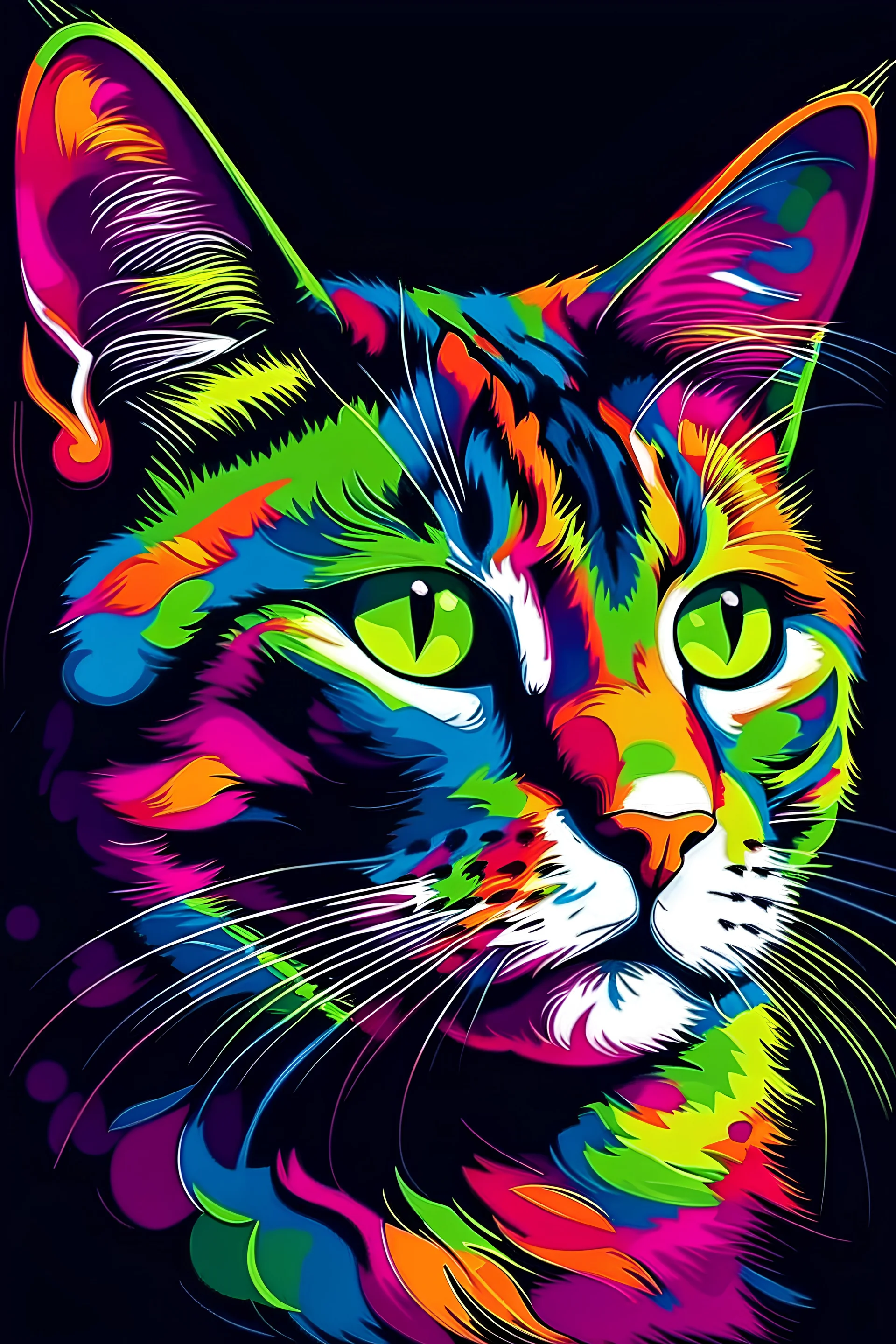 Colorful Cat