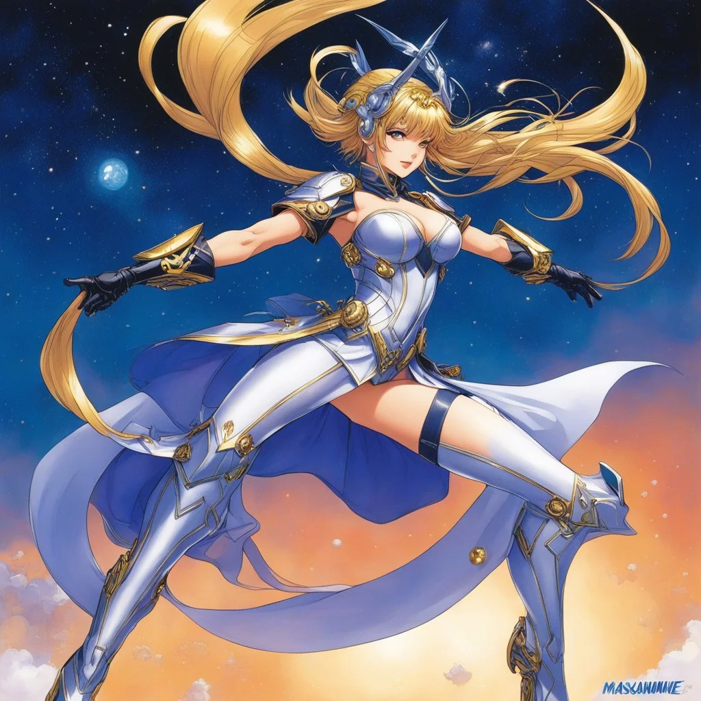 (high res photo in the style of Orion, by Masamune Shirow) Avec la tête Elle danse aussi très bien Et son visage Danse avec tout le reste Elle a cherché une nouvelle façon Et l'a inventée