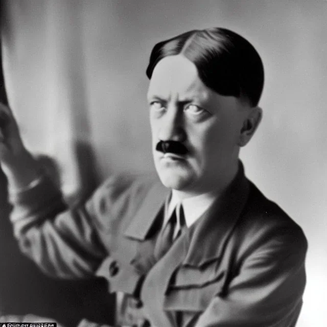 Hitler was known for his distinctive physical appearance, which included a toothbrush mustache and a hairstyle that consisted of combed-over hair with a part on the right side. He was of average height and had blue eyes and blond hair.