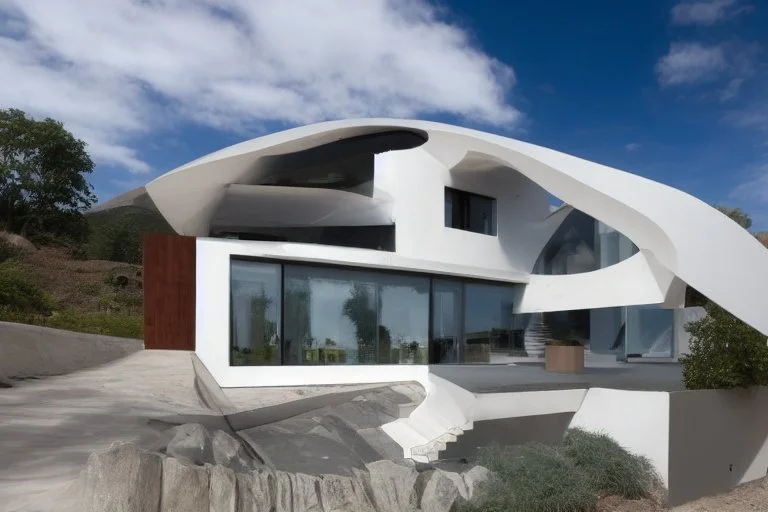 knife shaped house