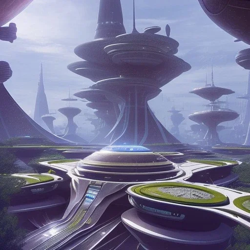 Fantasy sifi future world ,8k HD image,