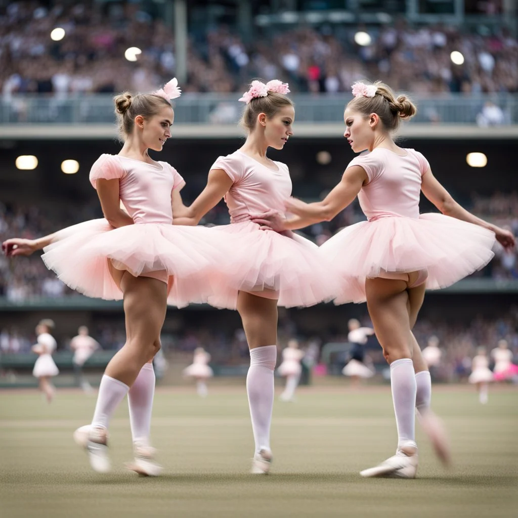 Ballerinas in the outfield