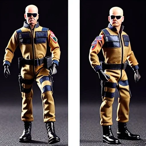 G.i. Joe toy doll airforce pilot flightsuit Joe Biden face sunglasses with black boots full body in package 2020