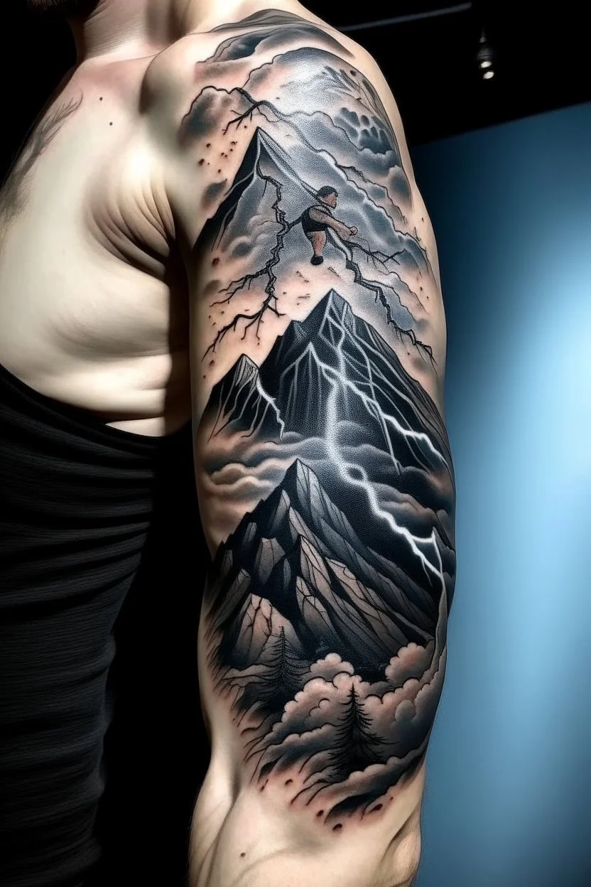 Identity Tattoo : Tattoos : Todd Lambright : Calm before the storm