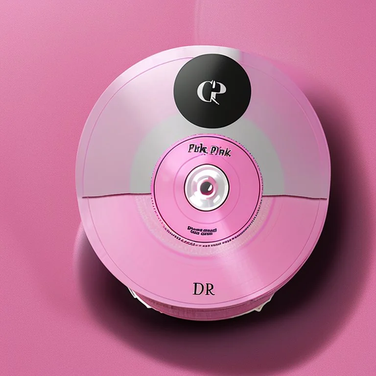 Pink CD-R design