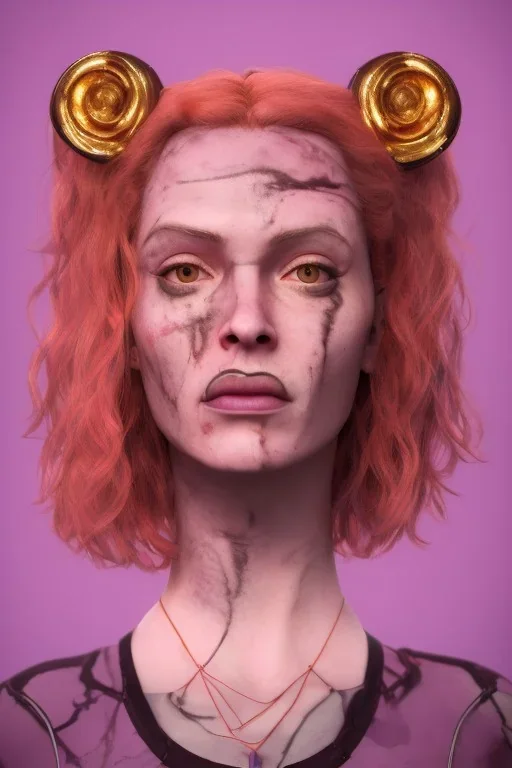 A portrait post-apocalypse of Lana Wachowski,transgender ,sin city, Mila Cunis, Bill Gates,beauty,death,paranormal,eatheral,realistic,sharp,urple,red,fire,adorable,armaggedon,deep colours ,fire,purple,red,gold,dark,cinamatic,fantasy,demon,hell,sci-fi fantasy style, volumetric lighting, particales,highly detailed,cinamatic,ignore NSFW , masterpiece, best quality, black skinned, sparkling eyes, sun light, 8K, high