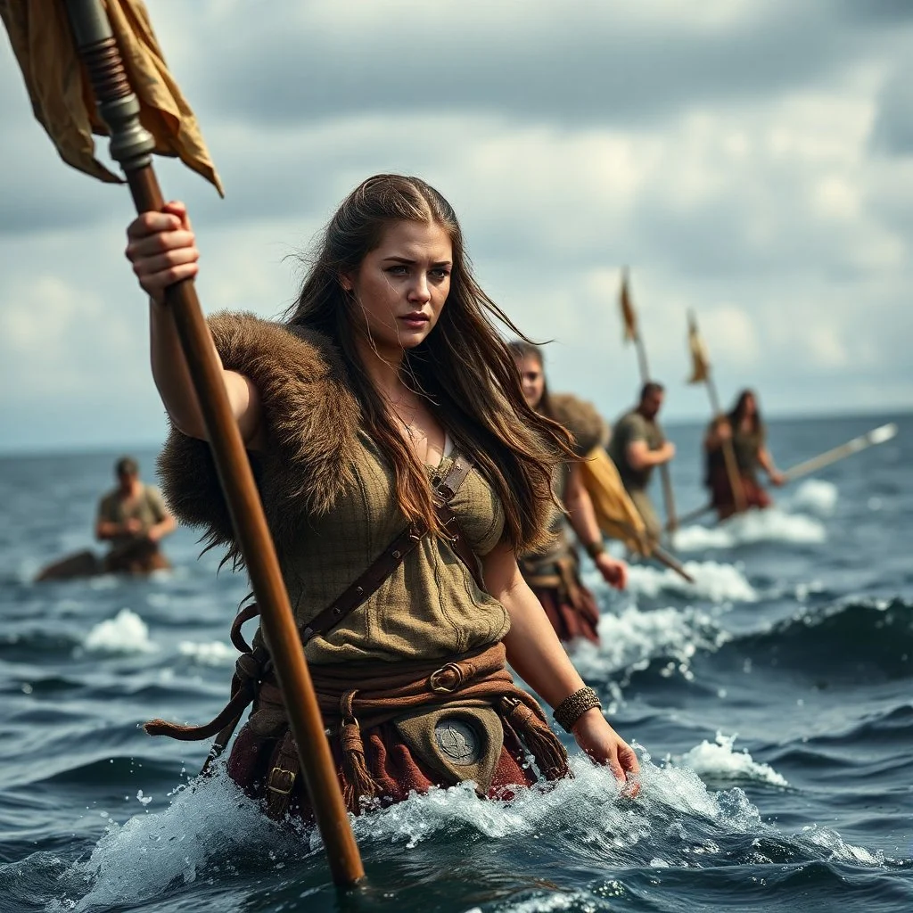 Female Vikings at sea