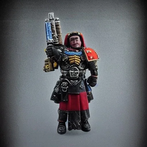 Scottish space marine in a kilt