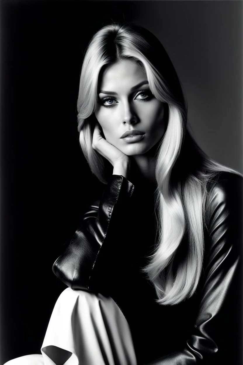 sixties fashion photography, natural young female, most beautiful female, longer light blonde hair, middle parting, beautiful like an undressed supermodel from the sixties, beautiful face, unbelievable sexy, space supermodel, helmut newton, polaroid colors, realistic, claudia schiffer, brigitte bardot, sharon tate, gigi hadid, chaterine deneuve