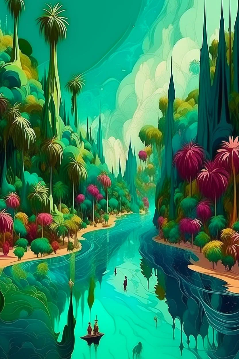 Abstract Fluid, Galaxy nebula